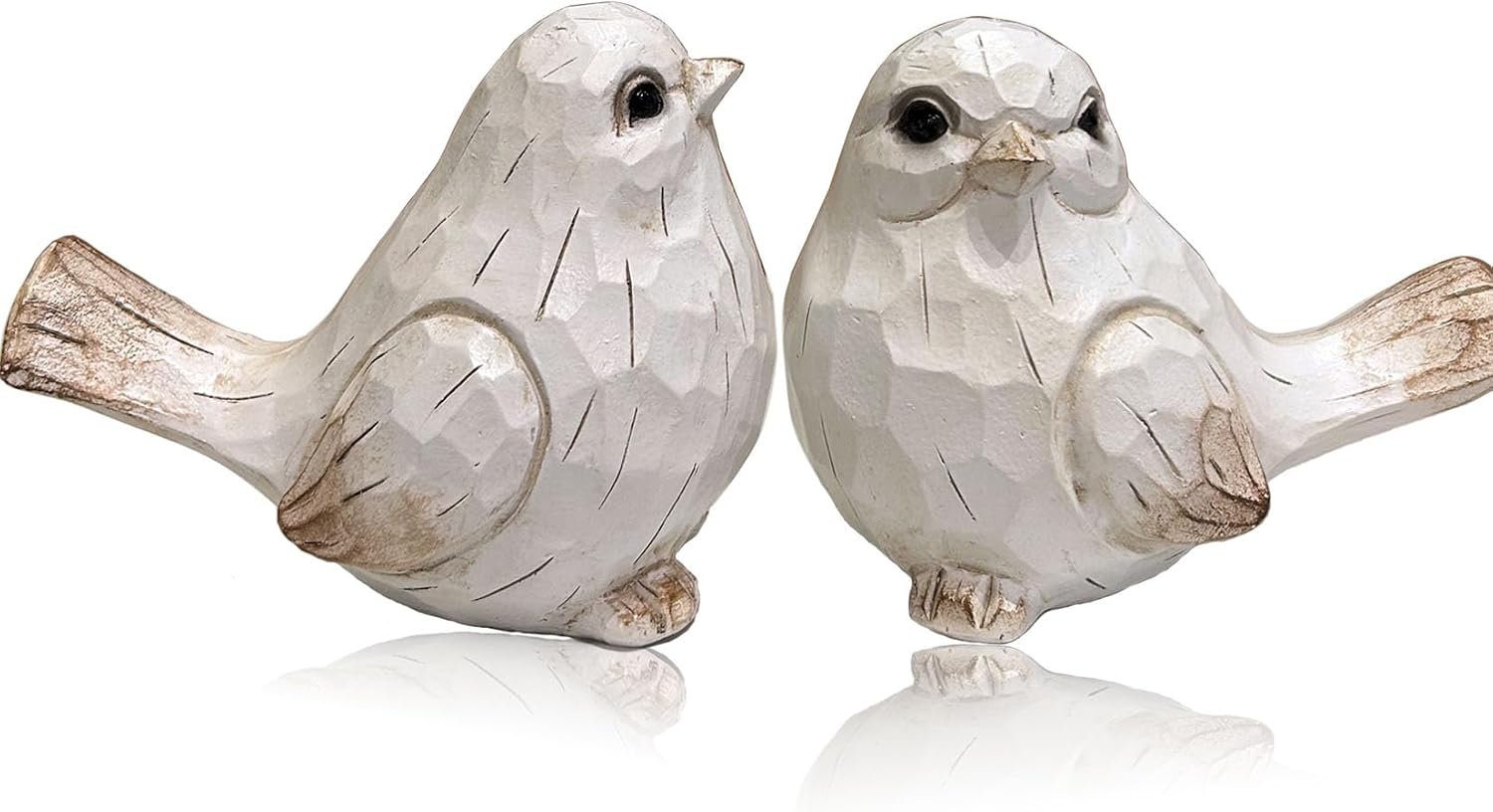 Pair of Resin Bird Figures
